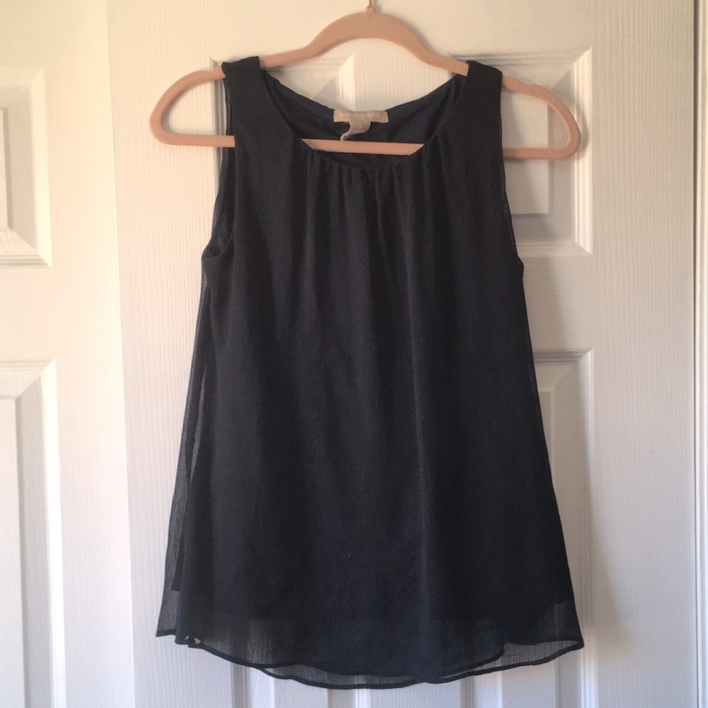 Banana Republic dark blue top